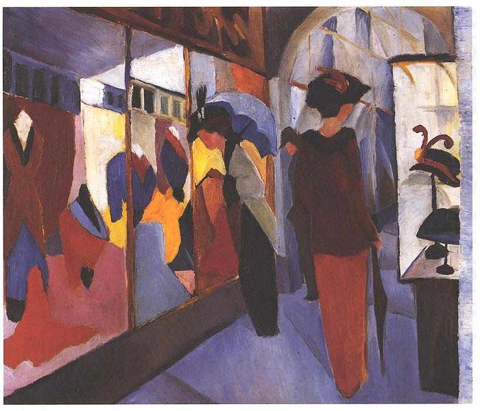 August Macke Fashion Store china oil painting image